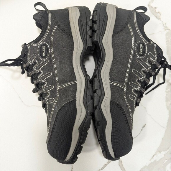 Hytest Unisex Poron XRD Leather Shoes still toe black safety shoes boots sz 9.5W - Picture 4 of 12